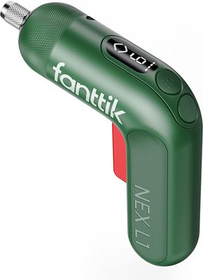 Электрическая отвертка Fanttik NEX L1 Pro (Li-ion 2000mAh 3.6V) с подсветкой, набором бит, USB-кабелем, Green 230611 фото
