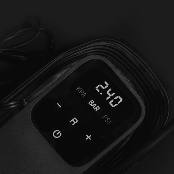 Автомобильный компрессор 70mai Air Compressor (Midrive TP01) для накачки шин с цифровым экраном, Black 230795 фото