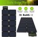 Портативна сонячна складна панель TopSolar SolarFairy 60W, 10 секцій (Black) 230503 фото 6