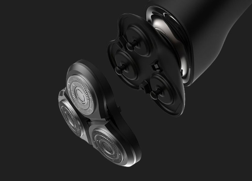 Електробритва Xiaomi MiJia Electric Shaver S500 сухе та вологе гоління з низьким рівнем шуму, Black 230676 фото