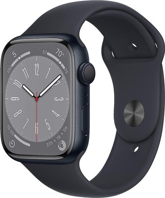 Розумний годинник Apple Watch Series 8 45mm GPS Midnight Aluminum Case with Midnight Sport Band M/L (MNUL3LL/A) 230745 фото