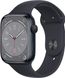 Розумний годинник Apple Watch Series 8 45mm GPS Midnight Aluminum Case with Midnight Sport Band M/L (MNUL3LL/A) 230745 фото 1