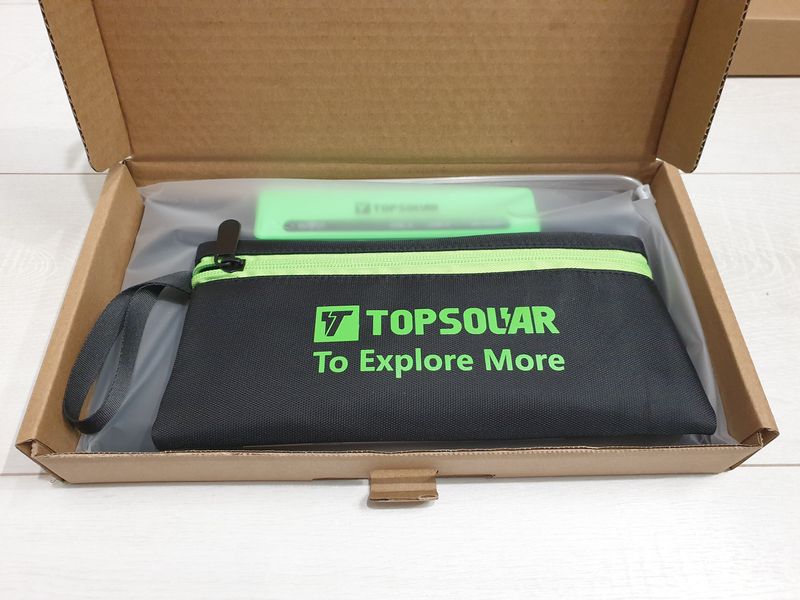 Солнечная панель TopSolar SolarFairy 30W быстрая зарядка с 2х USB, Black 230501 фото