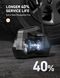 Автомобильный насос компрессор AstroAI (CZK-3631) для накачки шин с цифровым экраном и фонарем, Black 230847 фото 7