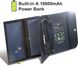 Портативная солнечная панель Allpowers 21W (IP65) с Power Bank на 10000mAh, Black 230527 фото 2