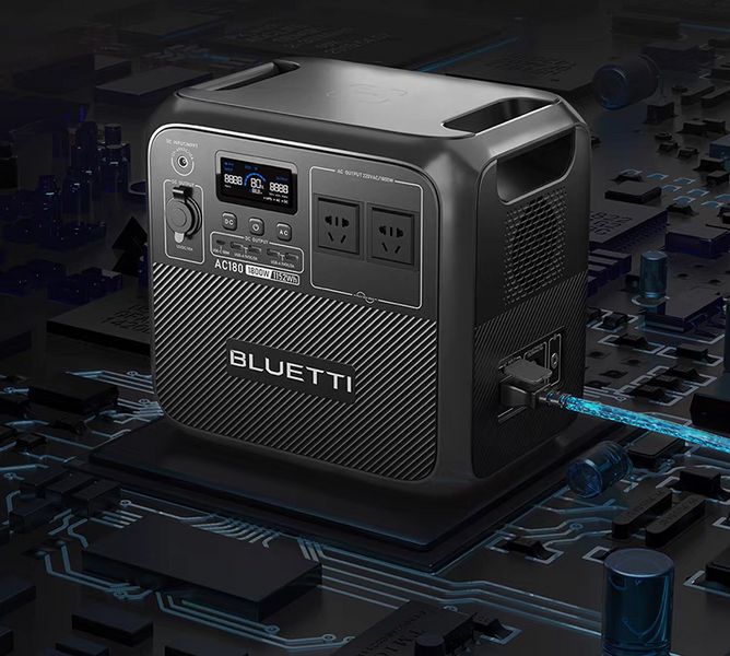 Зарядная станция Bluetti AC180 (1152Wh) мощностью 2700W (1800W) на 3500+ жизненных циклов 230768 фото
