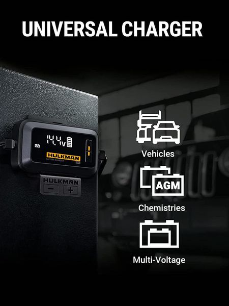 Автомобильное зарядное устройство HULKMAN Sigma 5 (5А), Black 230546 фото