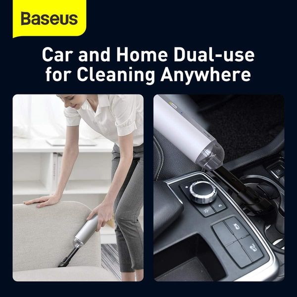 Автомобильный пылесос Baseus A2 Car Vacuum Cleaner (CRXCQA2), White 230704 фото