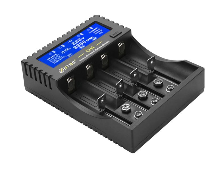 Автоматическое зарядное устройство HTRC CH4 для Li-ion, LiFePO4, Ni-Cd и других аккумуляторов 230842 фото