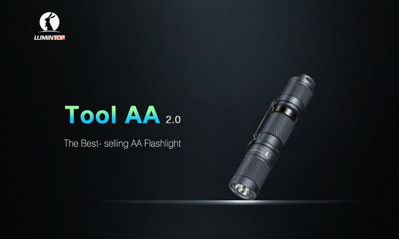 Карманный фонарь Lumintop Tool AA 2.0 мощностью 650LM, дальностью 127м и защитой IPX8, Black 230792 фото