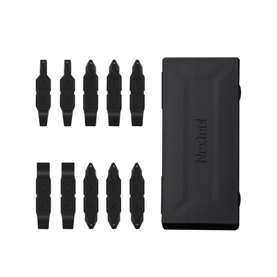 Набір біт для мультитула NexTool Flat Extension Bit Kit AS2 (NE20359) двосторонні біти 10 шт 001122 фото