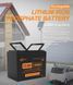 Аккумулятор универсальный JSDSolar LiFePO4 12V 100Ah (1280Wh) с функцией Bluetooth и встроенной BMS, 6000+ жизненных циклов 001224 фото 2