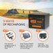 Аккумулятор универсальный JSDSolar LiFePO4 12V 100Ah (1280Wh) с функцией Bluetooth и встроенной BMS, 6000+ жизненных циклов 001224 фото 6
