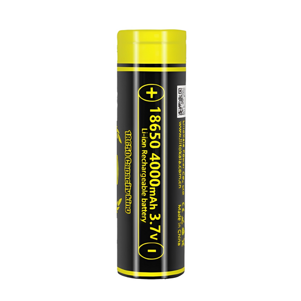 Акумулятор 18650 LiitoKala Lii-King4000 4000mAh 3.7V літій-іонна акумуляторна батарейка струм 8А, 1000 циклів 001226 фото