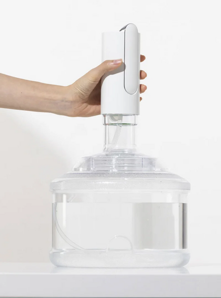 Акумуляторна помпа для води Xiaomi 3LIFE PUMP 012 USB зі складаним носиком для бутля 5&ndash;19 л, білий 001230 фото