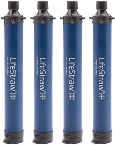 Туристический фильтр для воды LifeStraw Personal Filter (4 Pack) для походов и чрезвычайных ситуацияй, Blue 230901 фото