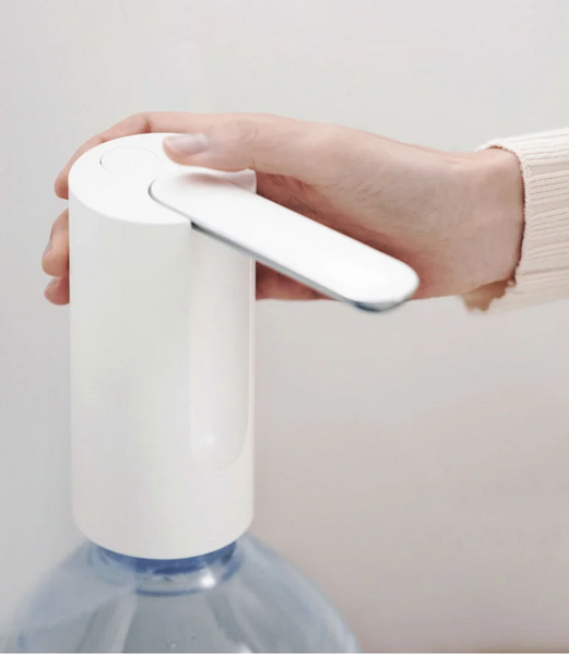 Акумуляторна помпа для води Xiaomi 3LIFE PUMP 012 USB зі складаним носиком для бутля 5&ndash;19 л, білий 001230 фото