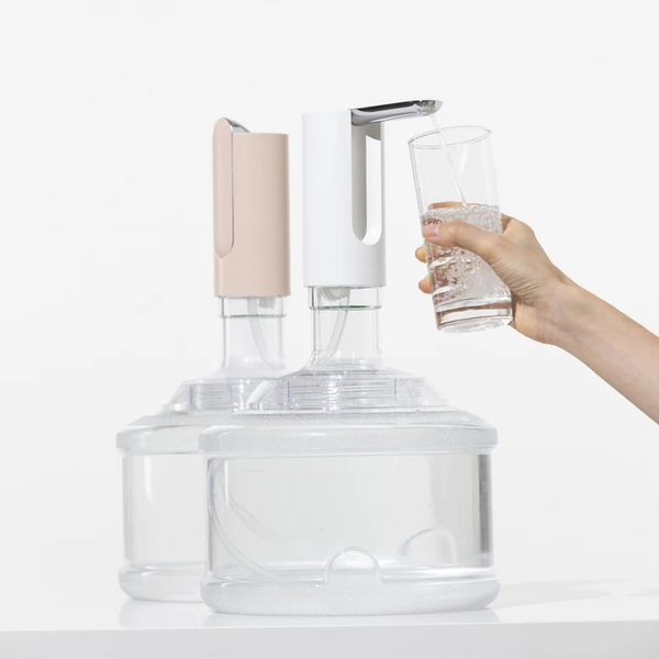 Акумуляторна помпа для води Xiaomi 3LIFE PUMP 012 USB зі складаним носиком для бутля 5&ndash;19 л, білий 001230 фото