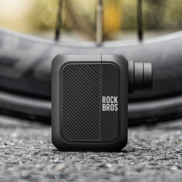 Насос акумуляторний для велосипеда Rockbros AS110 легкий компактний компресор на 100 PSI швидке заряджання USB Type-C 001160 фото