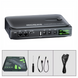 Джерело безперебійного живлення Docreate DC1036L 36W UPS компактне ДБЖ для роутера модема камери з дисплеєм (з акумуляторами LiitoKala 18650) 001227 фото 10