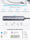 Хаб Anker A8357 USB-C Hub (5-in-1) для ноутбуков многопортовый адаптер USB-хаб с HDMI 4K на 5 портов с быстрой зарядки 90W 001084 фото 9