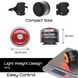 Задній велосипедний ліхтар ENFITNIX Xlite200 Smart Tail Light з авто стоп-сигналом датчиком гальмування та 6 режимами, чорний 001239 фото 11