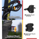 Задній велосипедний ліхтар ENFITNIX Xlite200 Smart Tail Light з авто стоп-сигналом датчиком гальмування та 6 режимами, металік 001238 фото 11