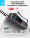 Зовнішній акумулятор повербанк Anker A1695 25000mAh (165W) Power Bank на 4 виходи з вбудованим і висувним кабелями USB-C, Black 001194 фото 2