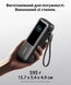 Зовнішній акумулятор повербанк Anker A1695 25000mAh (165W) Power Bank на 4 виходи з вбудованим і висувним кабелями USB-C, Black 001194 фото 7