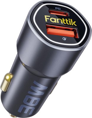 Автомобільний зарядний пристрій Fanttik 38W адаптер для швидкого заряджання з PD3.0 QC3.0 230700 фото