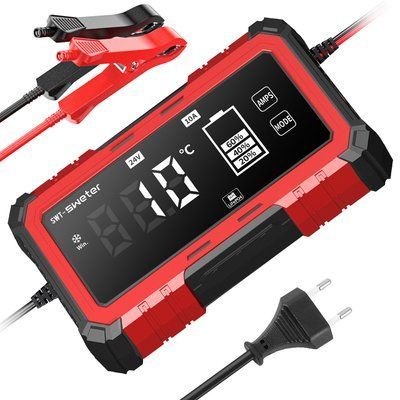 Зарядное устройство SWT-SWETER 12V20A/24V10A с функцией джампстартера для свинцово-кислотных LiFePO4 AGM EFB SLA Gel аккумуляторов 001214 фото
