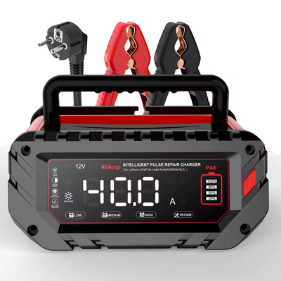 Умное зарядное устройство HTRC P40 для аккумуляторов 6V/12V/24V разных типов универсальный автомобильный зарядник 40А 001166 фото