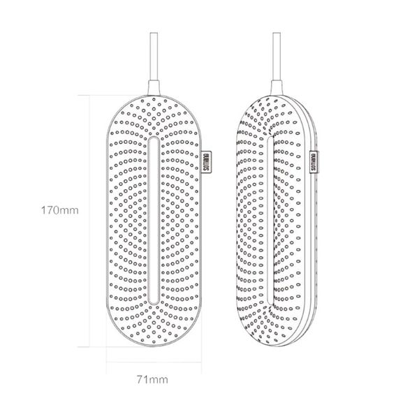 Сушарка для взуття Sothing ZERO Shoes Dryer з таймером + перехідник, Фіолетова 230872 фото