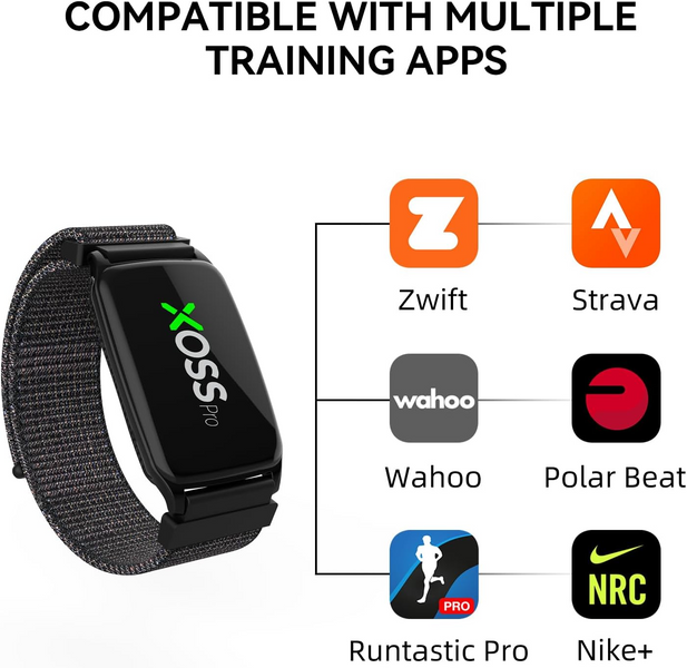 Пульсометр наручний XOSS Beat Band Pro універсальний датчик пульсу з підтримкою Bluetooth / ANT+ 001033 фото