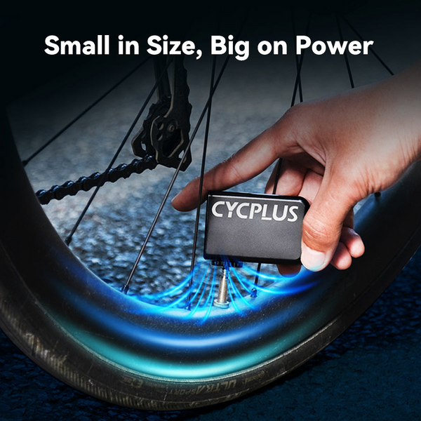 Акумуляторний насос для велосипеда CYCPLUS AS2 портативний компактний компресор на 100 PSI 001034 фото