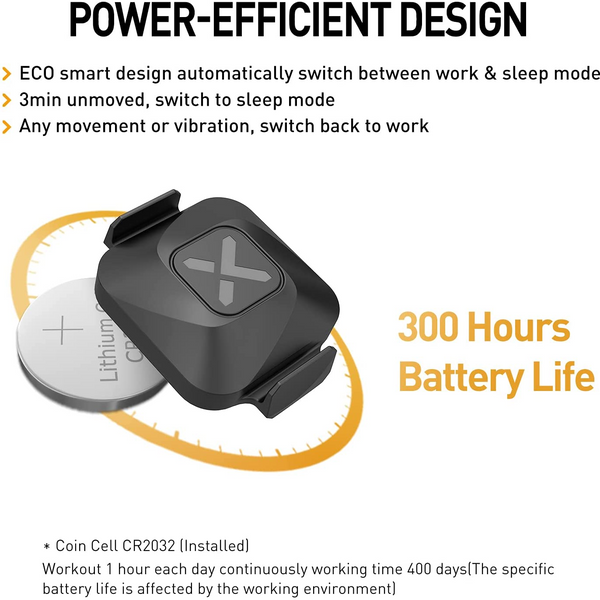 Датчик каденсу / швидкості XOSS Vortex для велосипеда бездротовий з ANT+/Bluetooth 2 режими роботи 000998 фото