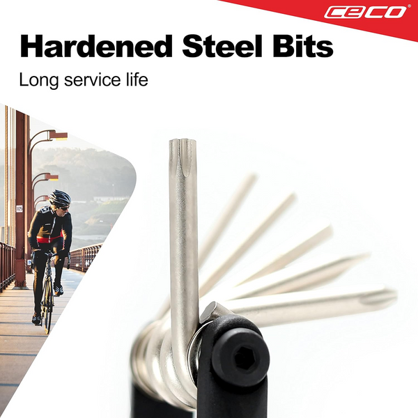 Мультитул велосипедний CECO HD10 Bicycle Tool компактний набір шестигранників (10 в 1) 001035 фото