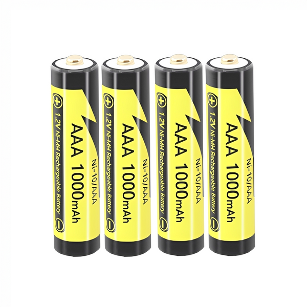 Батарейка акумуляторна LiitoKala Ni-10/AAA 1000mAh 1.2V перезаряджувана батарейка ААА багаторазова для електроніки, 800+ циклів 001253 фото