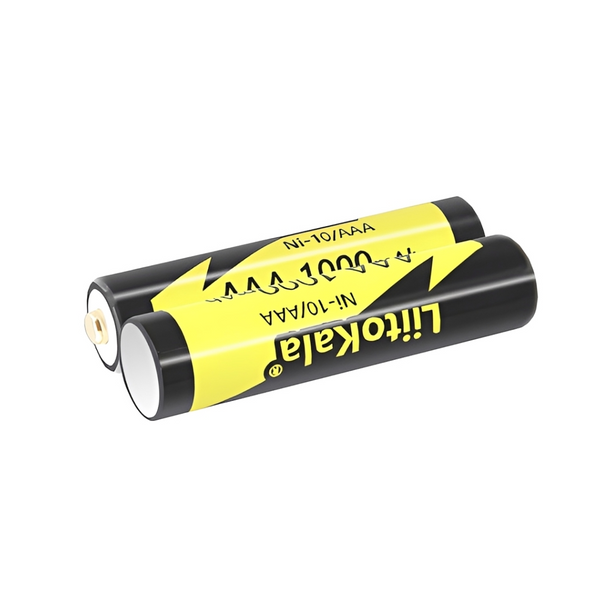 Батарейка акумуляторна LiitoKala Ni-10/AAA 1000mAh 1.2V перезаряджувана батарейка ААА багаторазова для електроніки, 800+ циклів 001253 фото