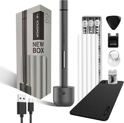Викрутка електрична Xiaomi Wowstick 1F+ 69-в-1 акумуляторна викрутка з LED-підсвіткою і магнітним килимком набір для ремонту електроніки 001085 фото