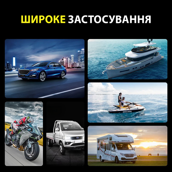 Автоматическое зарядное устройство FOXSUR 12V 8A / 24V 4A импульсный для кислотных AGM гелевых GEL EFB SLA аккумуляторов, Синий 001211 фото