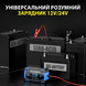 Автоматическое зарядное устройство FOXSUR 12V 8A / 24V 4A импульсный для кислотных AGM гелевых GEL EFB SLA аккумуляторов, Синий 001211 фото 2