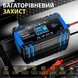 Автоматическое зарядное устройство FOXSUR 12V 8A / 24V 4A импульсный для кислотных AGM гелевых GEL EFB SLA аккумуляторов, Синий 001211 фото 7