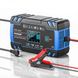 Автоматическое зарядное устройство FOXSUR 12V 8A / 24V 4A импульсный для кислотных AGM гелевых GEL EFB SLA аккумуляторов, Синий 001211 фото 1