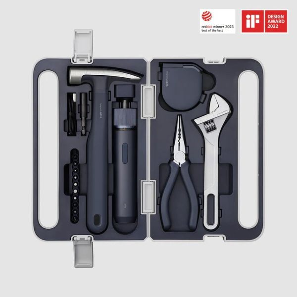 Набор инструментов с электрической отверткой HOTO Monkey Electric Screwdriver Toolbox (QWDGJ001) 230893 фото